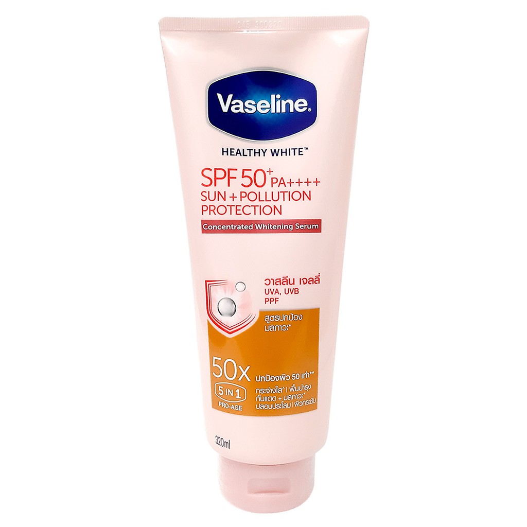 Sữa dưỡng thể Vaseline Perfect Serum 50X (tuýp 320ml)