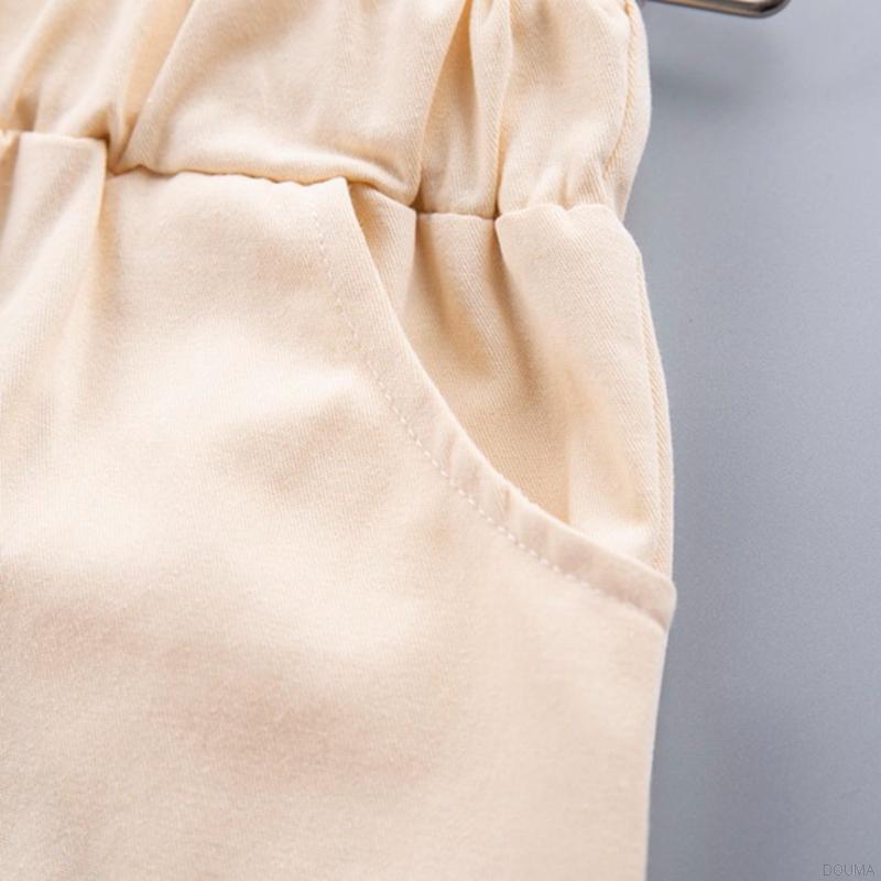 Bộ áo thun in họa tiết hoạt hình và quần đùi cho bé trai