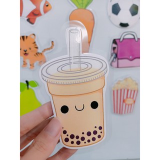 Mẫu vật hình dễ thương ép plastic ( 10 hình giống nhau)