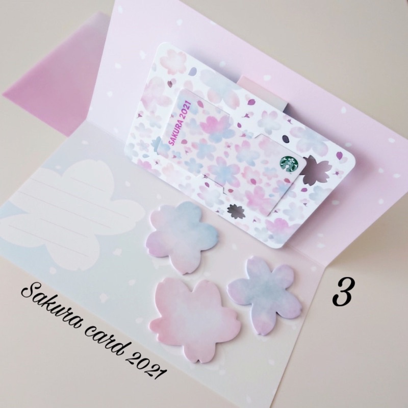 Set thẻ starbucks sakura Nhật 2021