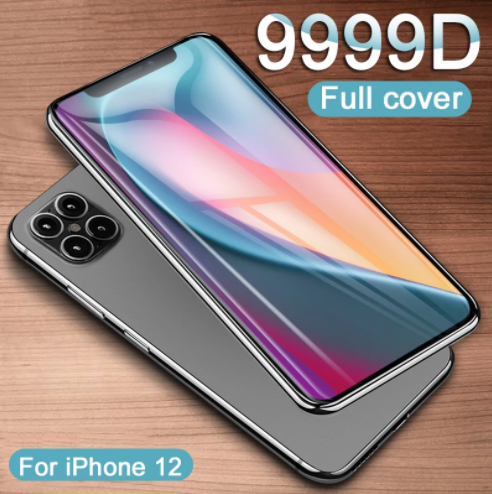 Kính Cường Lực 9D Bảo Vệ Màn Hình Cho iphone 12 Mini 11 Pro Xs Max Xr Xs X
