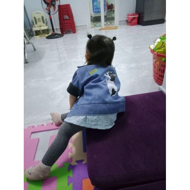 Áo khoác bò kunplay cho bé trai bé gái