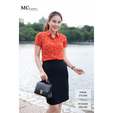 Áo Sơ Mi Nữ Cao Cấp Đẹp Tay Ngắn Thời Trang Công Sở Mc Fashion A628