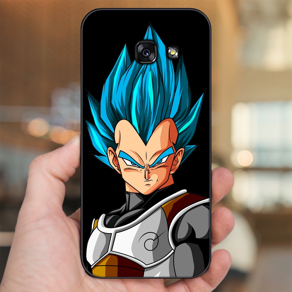 Ốp lưng Samsung A3 2017, A5 2017, A7 2017 viền đen in hình Vegeta Dragon Ball