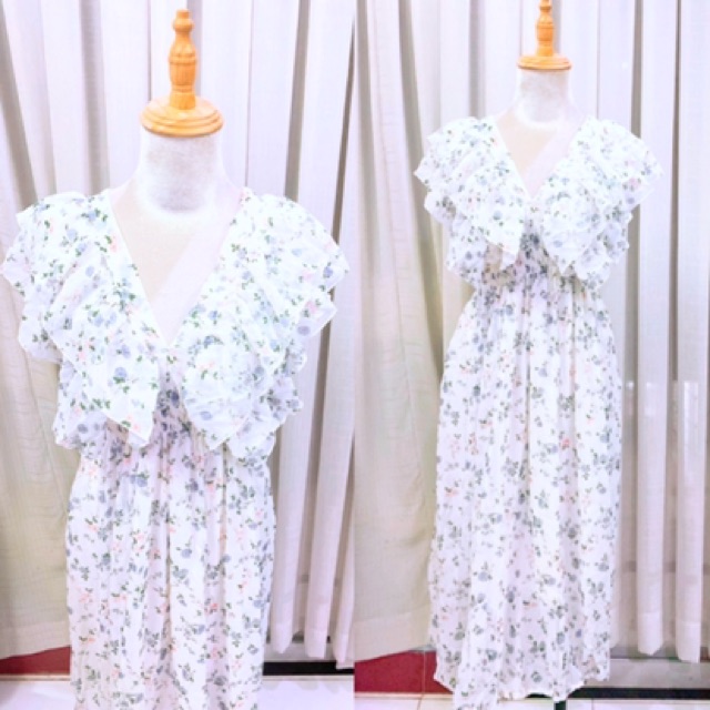 Sale đầm 2 bèo hoa nhí tiểu thư | BigBuy360 - bigbuy360.vn