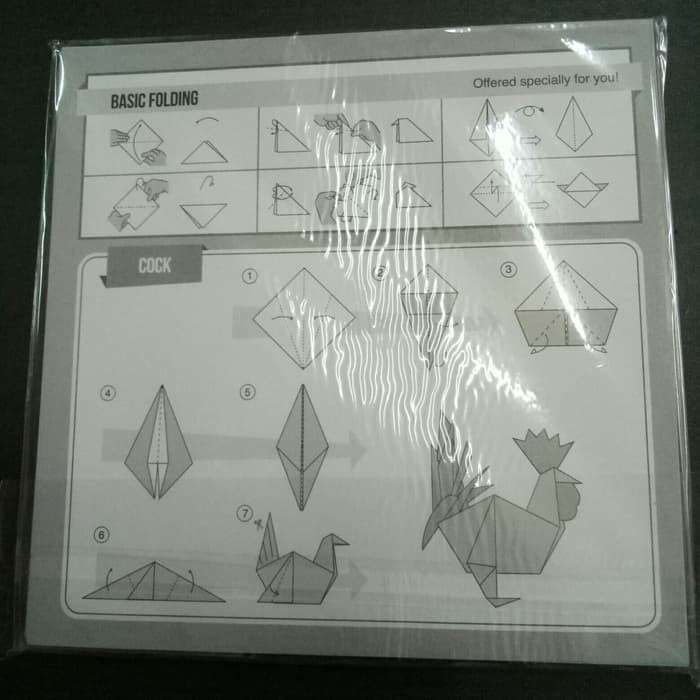 Set 100 Tờ Giấy Gấp Origami 12x12 cm - 1 Gói
