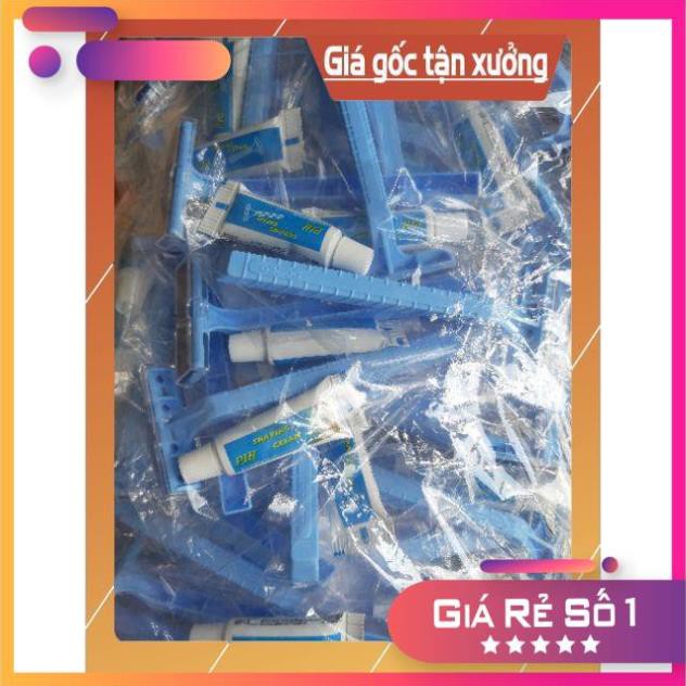 Sale sốc Combo 50 bộ Dao Cạo Dâu cho khách sạn .nhà nghĩ