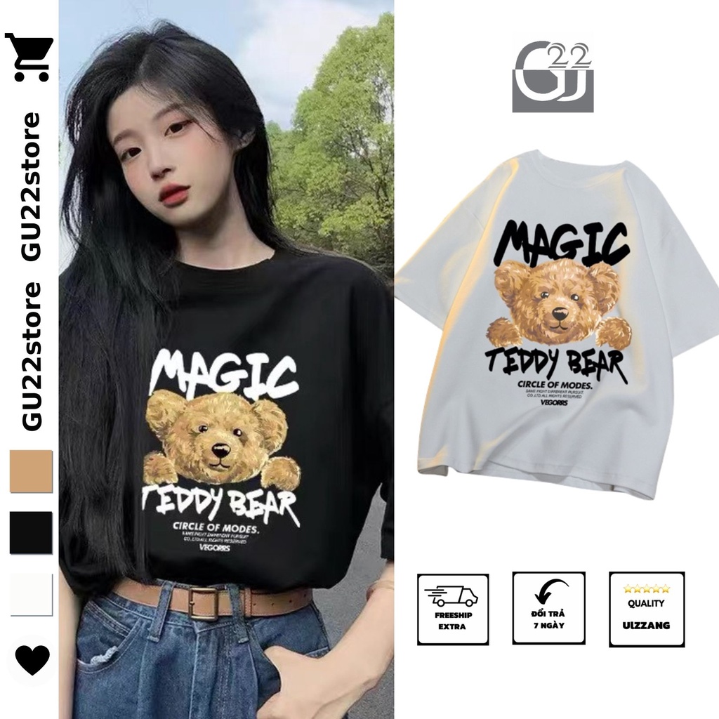 Áo thun tay lỡ gấu MAGIC form rộng mẫu Hot trend 2022