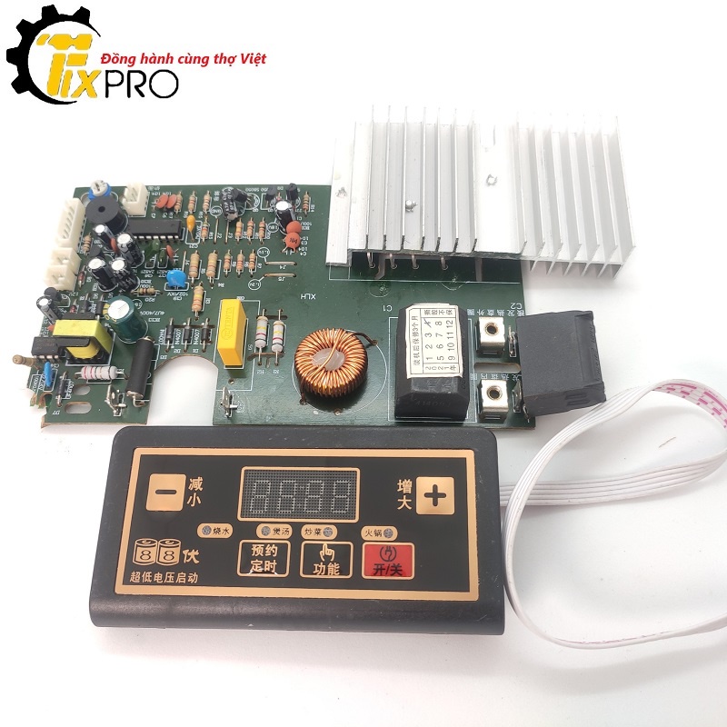 Bo mạch bếp từ cảm ứng, phím bấm siêu bền bỉ.