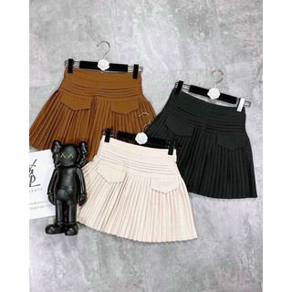 Chân váy dập ly 2 nắp túi quảng châu