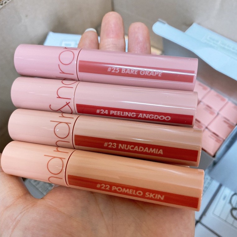 [ĐỦ MÀU 22-25] - Son Bóng Romand Bare Juicy Lasting Tint -  Son Kem Lì Romand Vintage Filter Zero Velvet Tint 2021