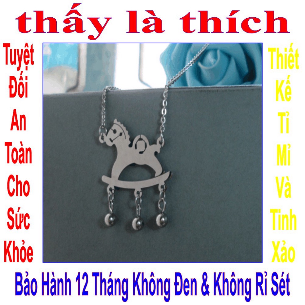 Dây chuyền cho bé gái xinh xắn - An toàn cho trẻ - Cam kết 1 đổi 1 nếu hoen , gỉ sét