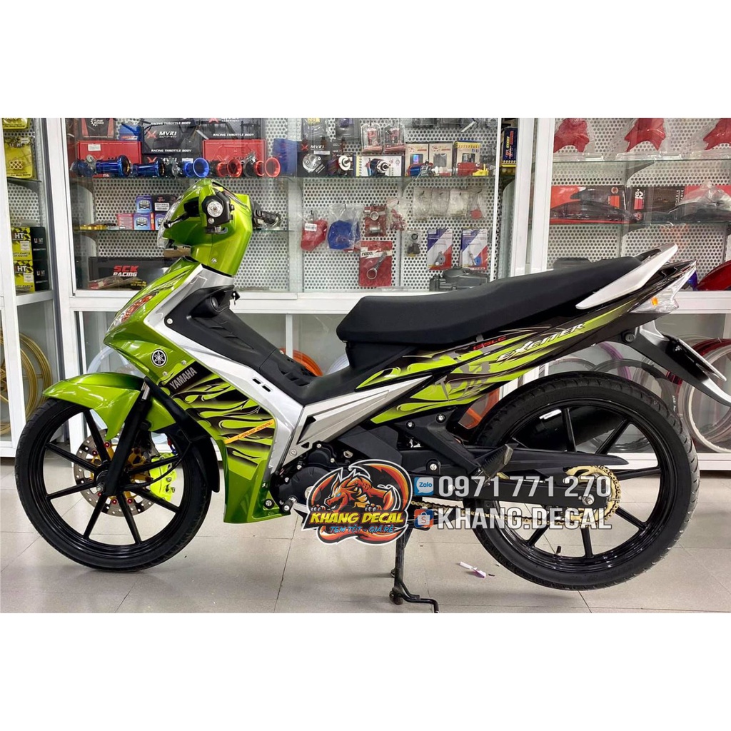 Tem rời Exciter 135 lửa Malaysia