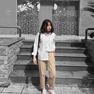 Quần baggy thô