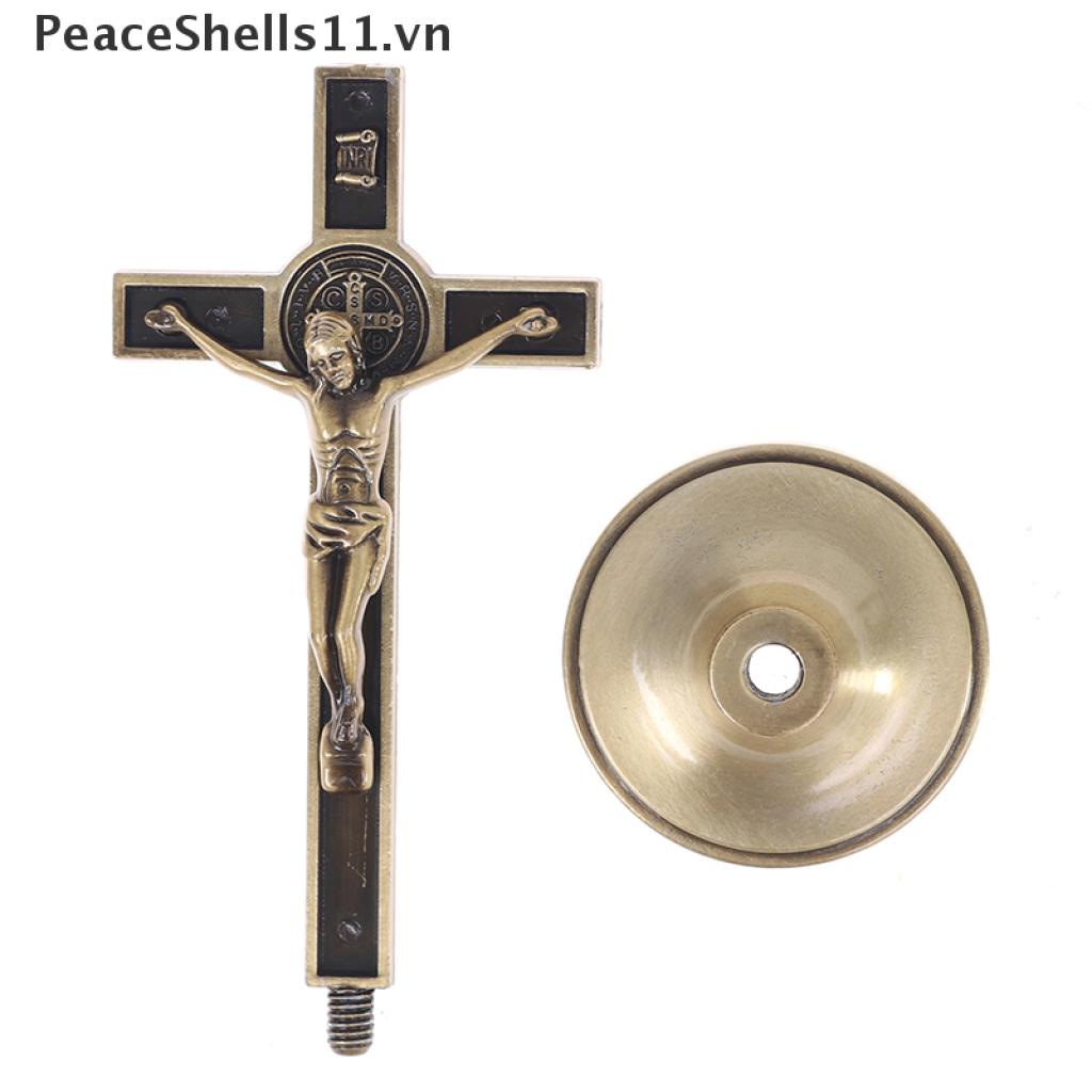 1 Cây Thánh Giá / Chúa Jesus Trang Trí Nhà Thờ PeaceShells11