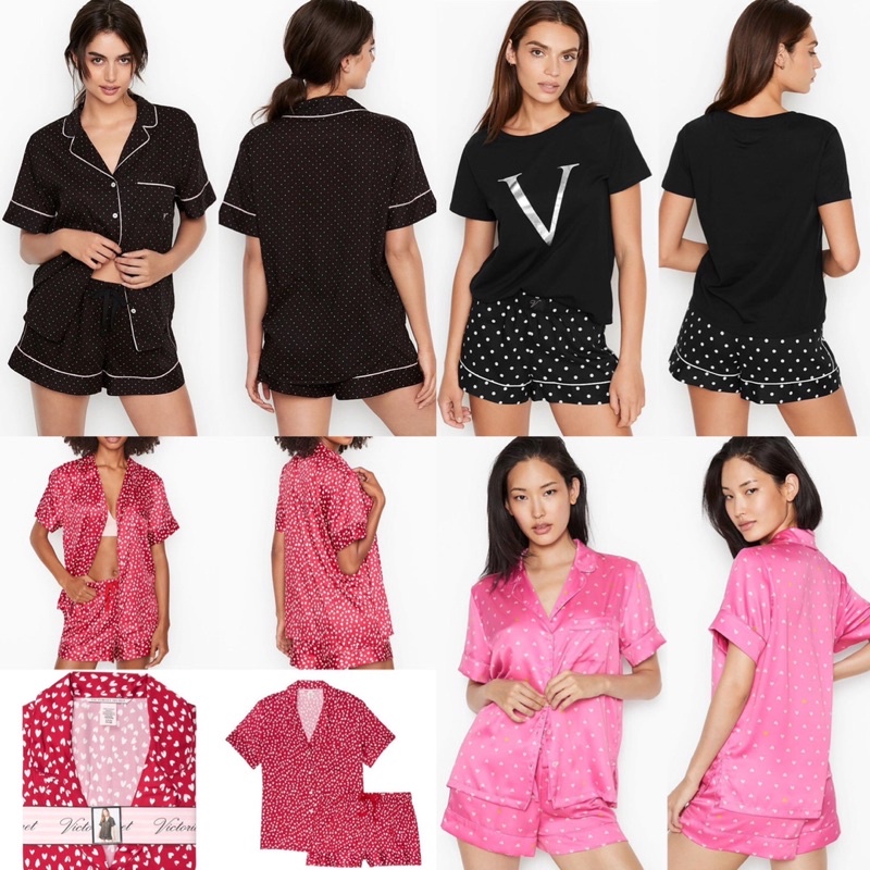 Bộ ngủ Victoria’s Secret, Size XS S M, auth chính hãng
