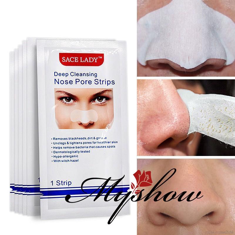 COD Gói 1 miếng dán lột mụn mũi Sace Lady làm sạch da và kiềm dầu | BigBuy360 - bigbuy360.vn