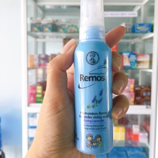 Xịt chống muỗi hương lavender Remos 60ml