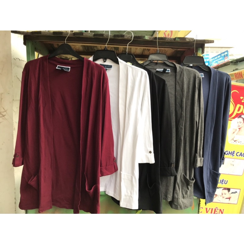 áo khoác cadigan cotton hãng xuất xịn mềm mịn mát vnxk