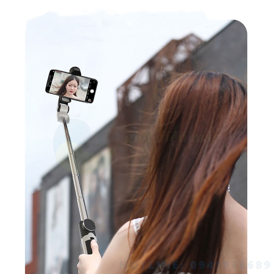 Gậy selfie bluetooth 3 chân tripod XT09 3 trong 1 cho điện thoại - Shop Thế Giới Điện Máy