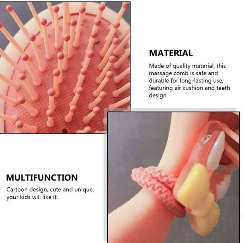 Lược Chải Tóc Tạo Kiểu Mát-Xa Da Đầu Thiết Kế Mini Dễ Thương Cho Nữ