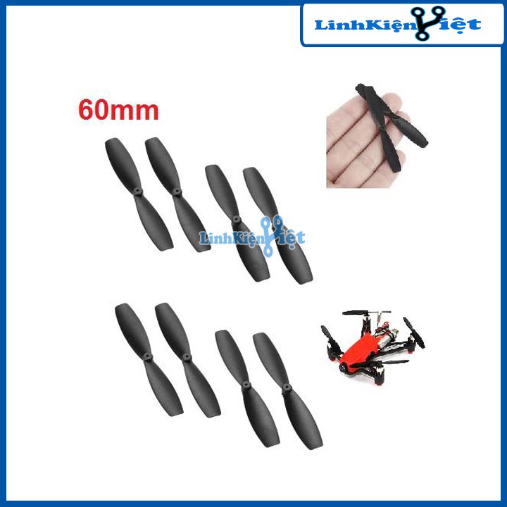Cánh Máy Bay 60mm ABS 1 Cặp Thuận Nghịch (màu tùy chọn )