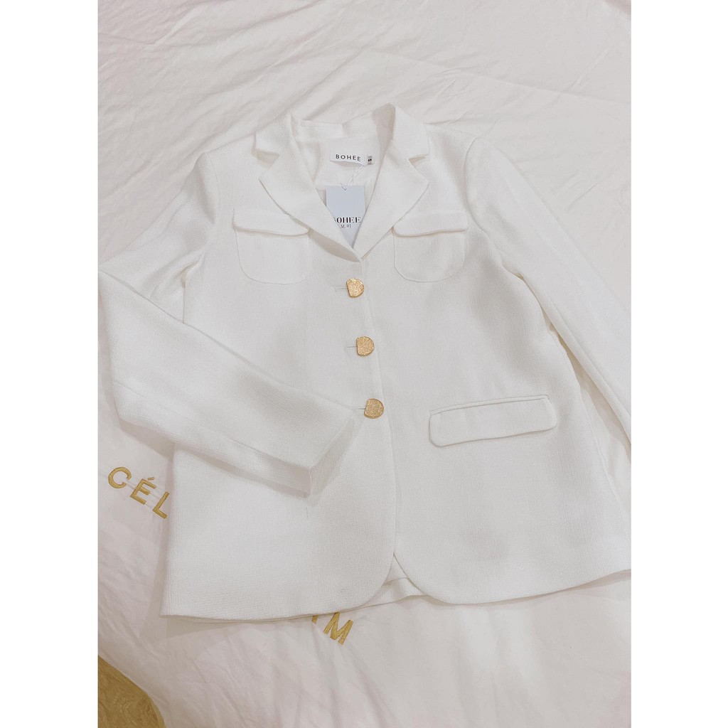 Aó Blazer Tweet 3 cúc D BOHEE A116