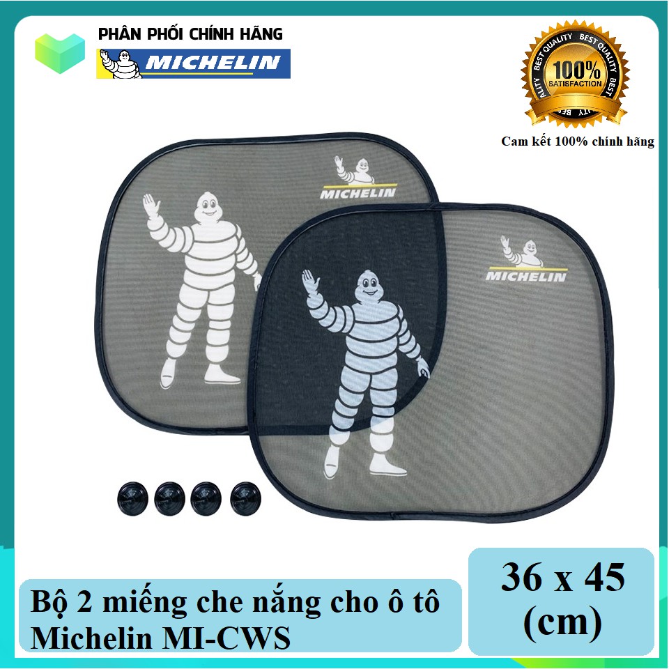 Bộ 2 miếng che nắng cho ô tô Michelin MI-CWS (36 x 45cm)