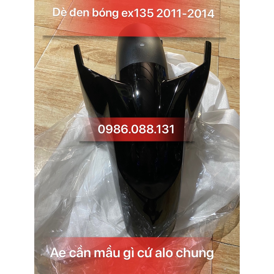 Dè trước đen bóng ex135 2011-2014 zin chính hãng