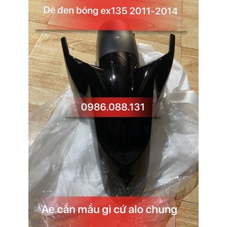Dè trước đen bóng ex135 2011-2014 zin chính hãng