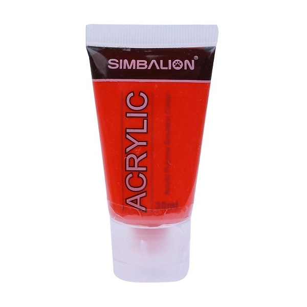 Màu Vẽ Simbalion Acrylic 30ml NAC30 - 29 - Đỏ Tươi