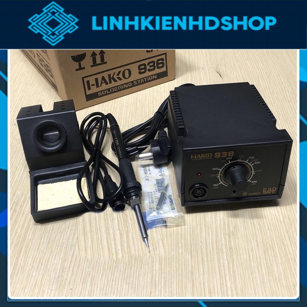 Bộ Trạm hàn hakko 936 bảo hành 6 tháng/ Tay Hàn Hakko936 Hàng Japan