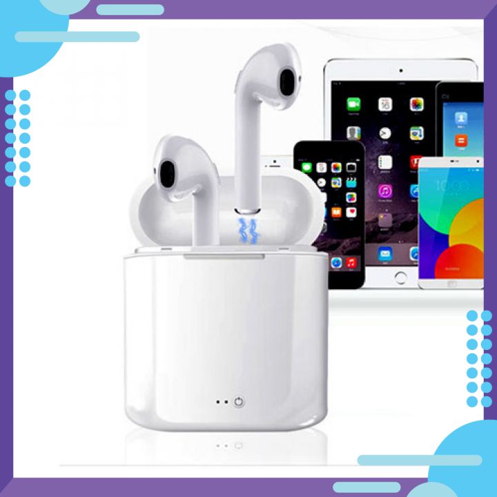 [ GIÁ HUỶ DIỆT] Tai nghe Bluetooth không dây i7s-Tws loại 2 tai nghe kèm hộp sạc ÂM Thanh Cực Hay