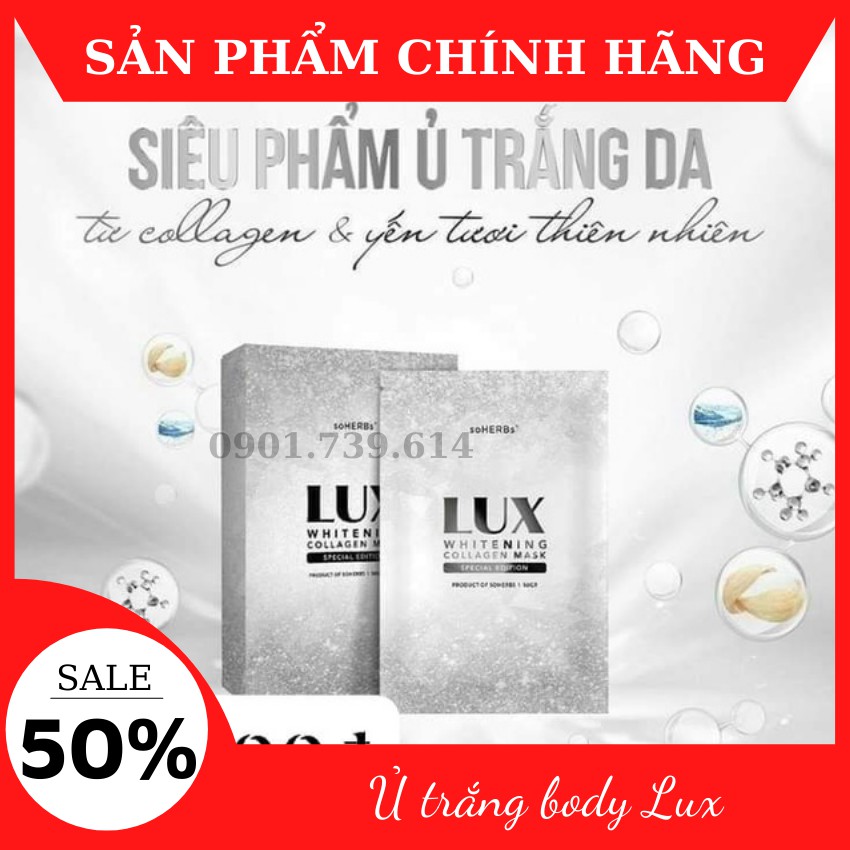 Ủ trắng body Lux, ủ trắng da dịch yến bật tone nhanh chóng, sáng mịn hồng hào | BigBuy360 - bigbuy360.vn