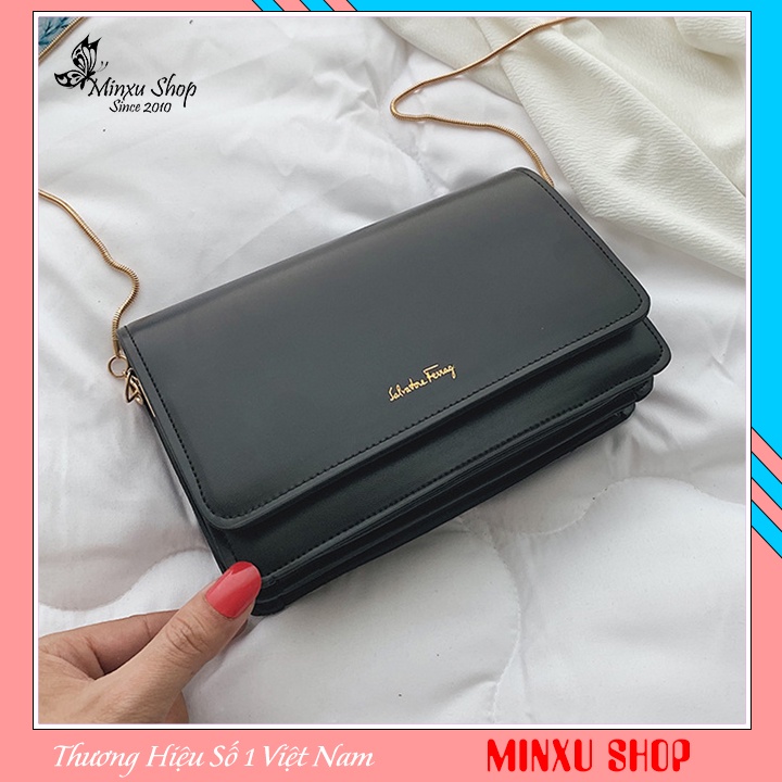 Túi Xách Đeo Chéo Nữ Dây Mạ Sang Chảnh, Túi Đi Chơi, Đi Tiệc Phong Cách Hàn Quốc TD05