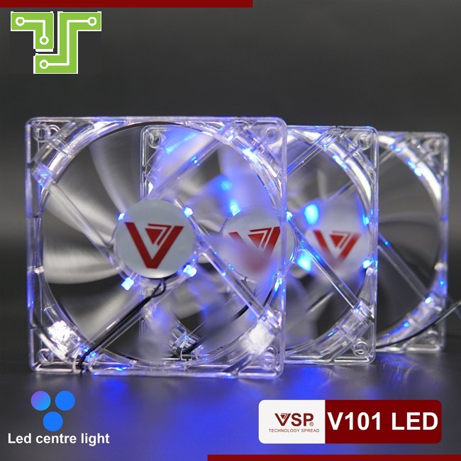 Fan Case V-101 LED Trong Suốt