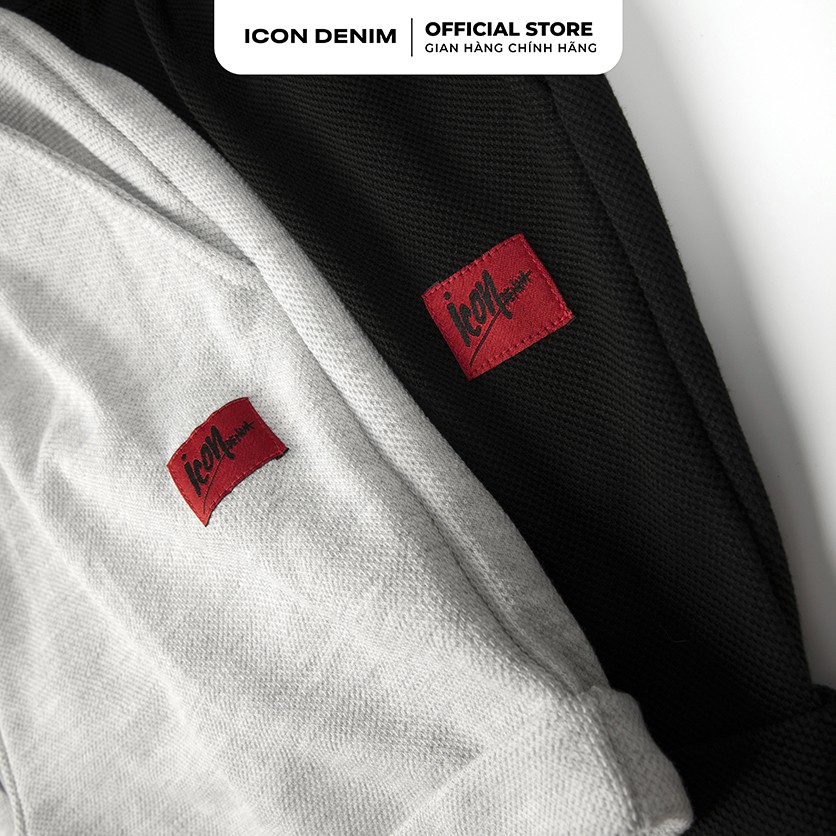 Quần Short Nỉ ICON DENIM Lưng Thun Premium Pique Red Label