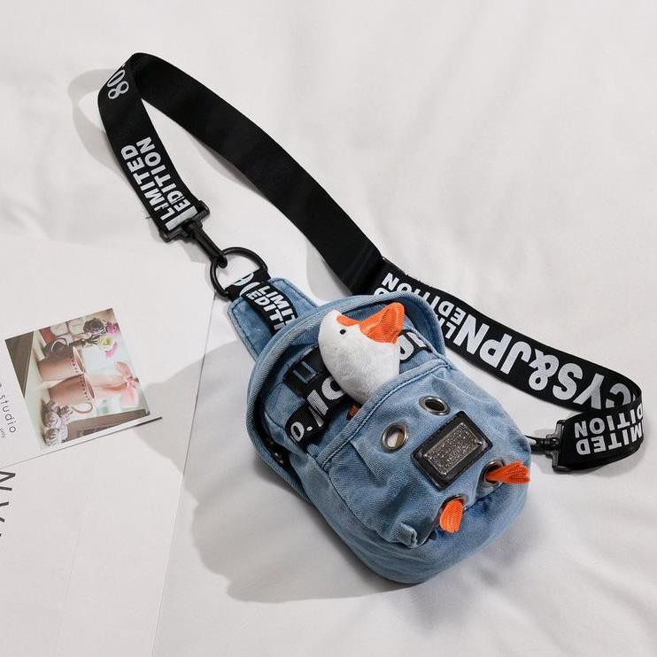 💕Túi mini mix thú bông, túi đeo chéo mini nhỏ gọn xinh xắn SACO💕