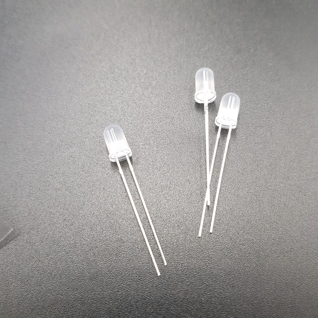 [10 Chiếc] Led 5MM Đỏ Đục