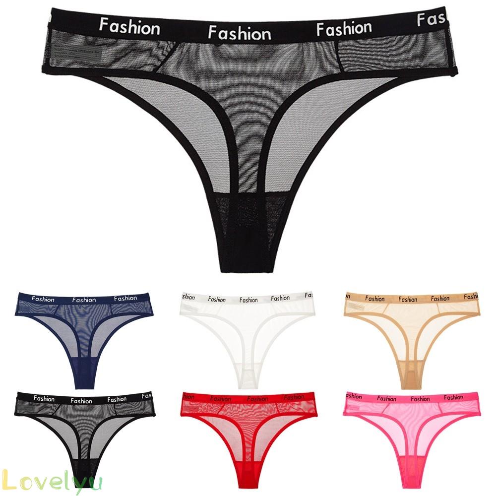 【LOVELYU】Panties Briefs Thong Thong Panties Underwear Comfortable Large Size Sexy Kit New【Good Quality】