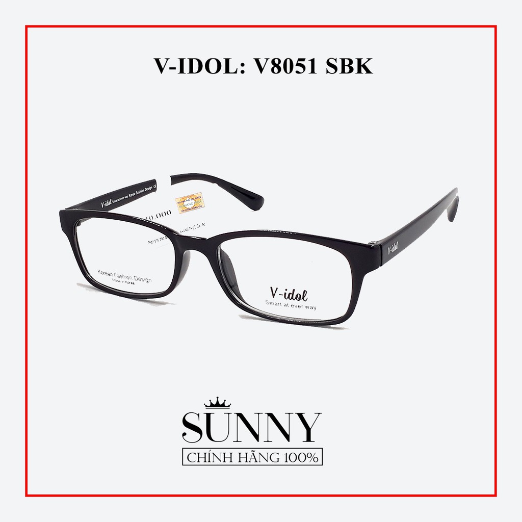 Gọng kính chính hãng V-idol V8051 màu sắc thời trang, thiết kế dễ đeo bảo vệ mắt