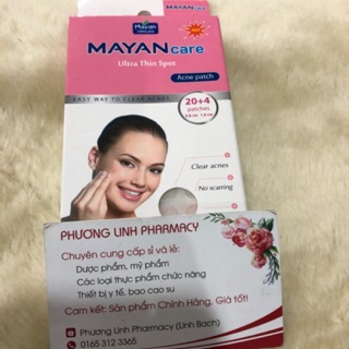 Miếng Dán  Mụn Mayan care – 20 miếng