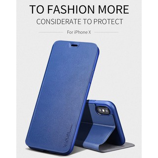 Bao da FIB COLOR Cho IPhone X/ XS hiệu X-Level chính hãng ( Lưng dẻo silicon )