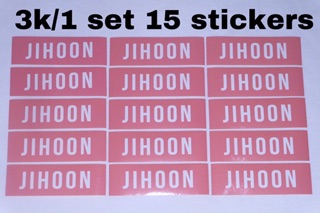 (Có sẵn) Sticker Daniel/Jihoon/Guanlin