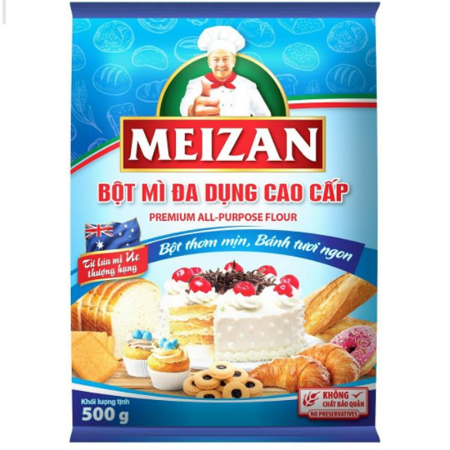 Bột Mỳ Đa Dụng Meizan (500g)
