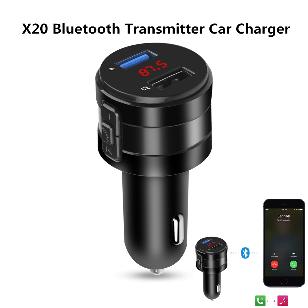 Đầu thu phát Bluetooth cho xe hơi X20 2.1a