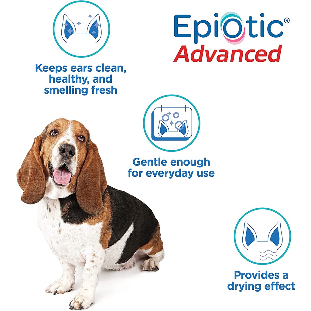 Dung dịch rửa tai cho chó mèo 𝗩𝗶𝗿𝗯𝗮𝗰 𝗘𝗽𝗶 𝗼𝘁𝗶𝗰 𝗔𝗱𝘃𝗮𝗻𝗰𝗲 118ml/237ml Epiotic