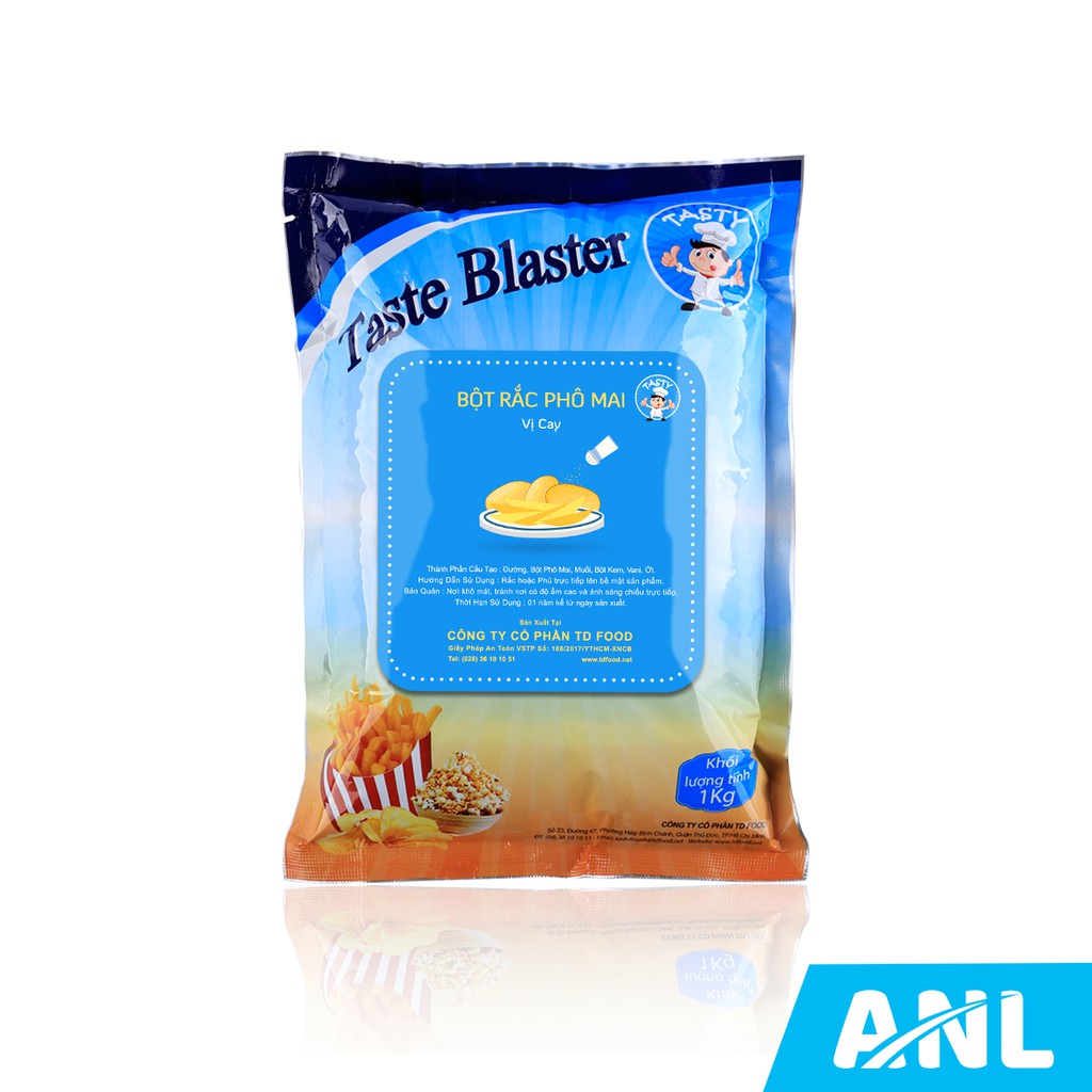 Bột Rắc Phô Mai Tasty - Vị Cay