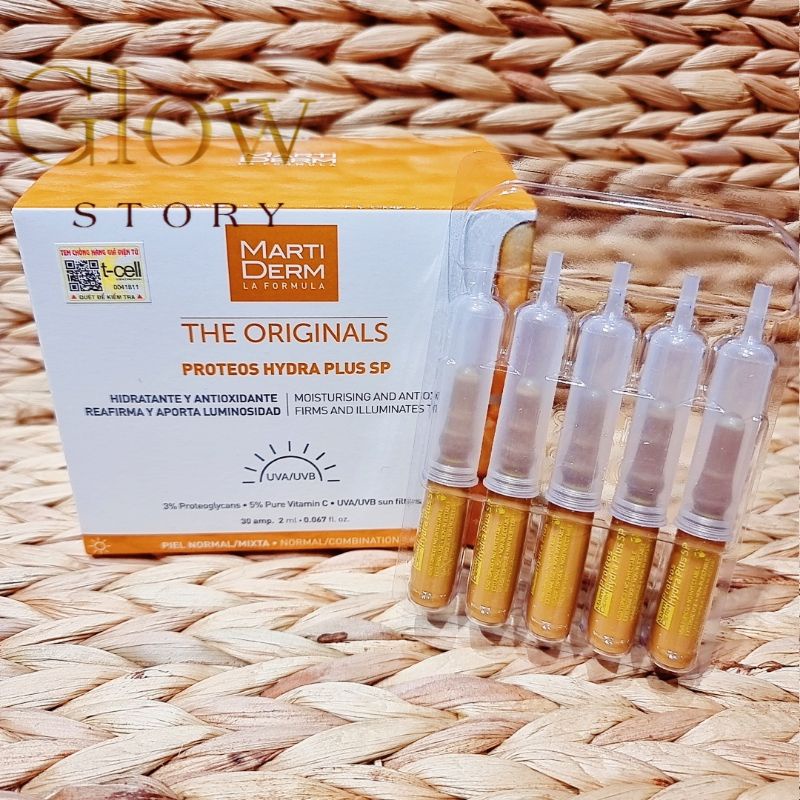 Tinh chất chống nắng, dưỡng sáng & chống lão hóa Martiderm The Originals Proteos Hydra Plus SP