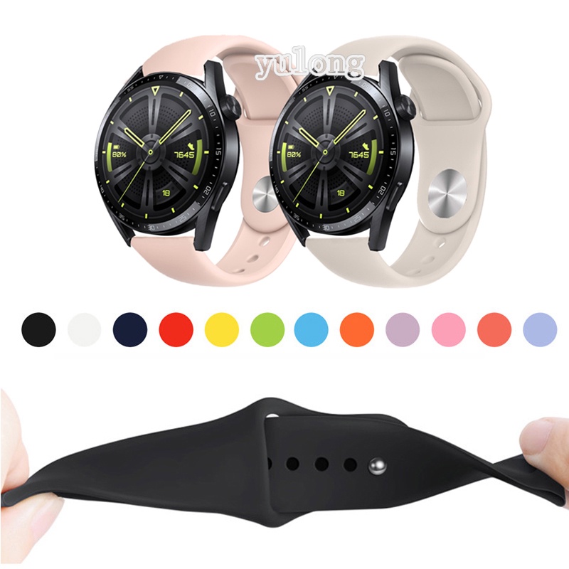 Dây Đeo Silicon Mềm Cho Đồng Hồ Thông Minh Huawei Watch GT2 GT3 GT 2 3 2e GT2 Pro